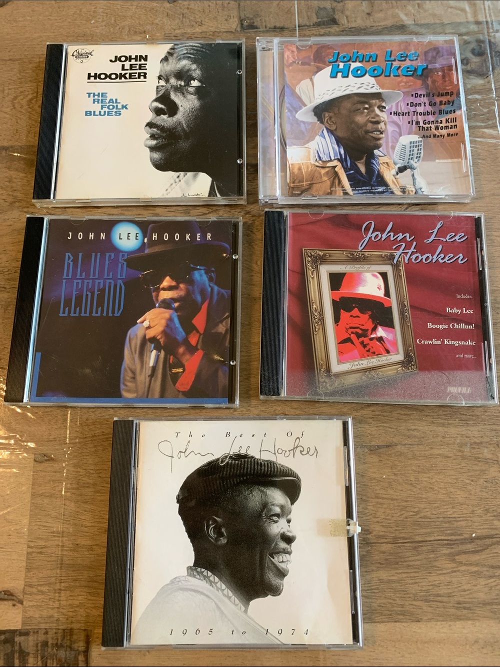 John Lee Hooker CD Lot of 5 Blues Classic Collection